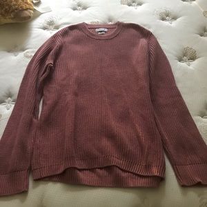Pink Chunk Knit Sweater
